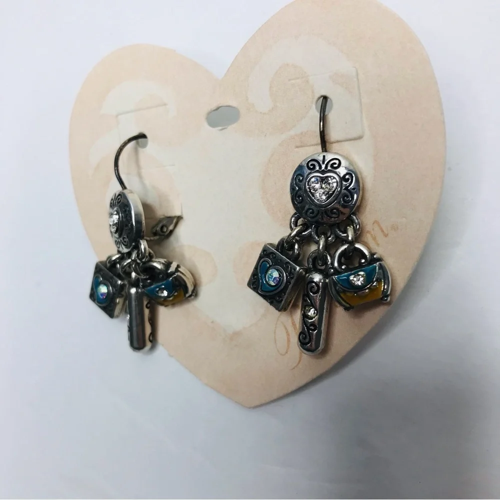 BRIGHTON Silver Charm Earrings